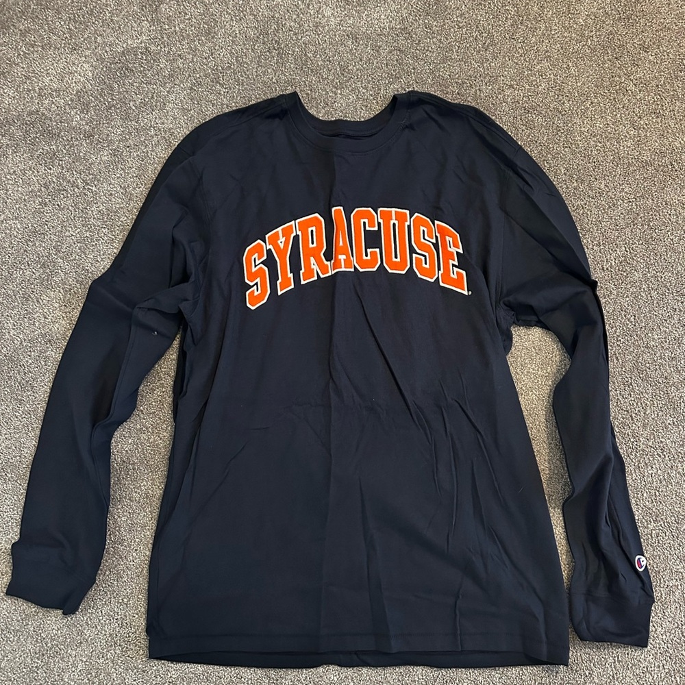 Champion Navy Stitched T-Shirt